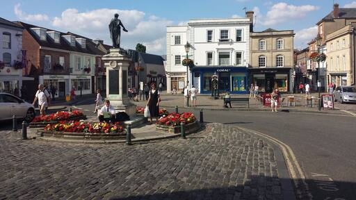 One of the locations for the filming of Midsomer Murders -- renamed Causton for the show.