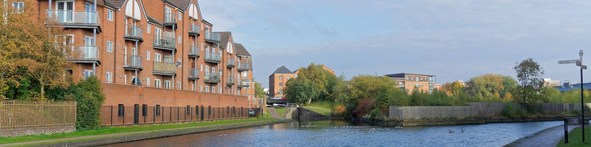 View of the Walsall Canal, Walsall