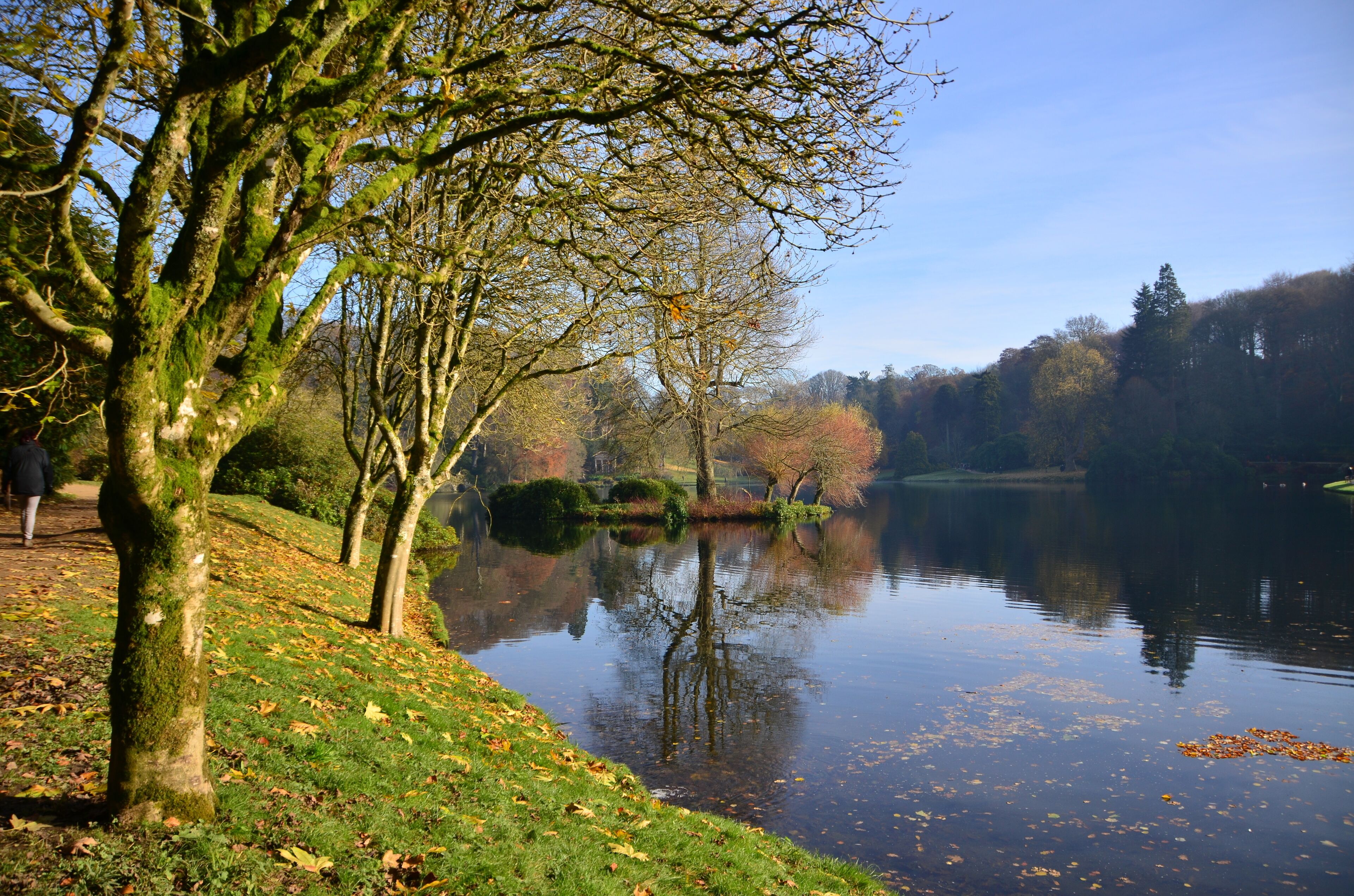 Stourhead Gardens in Autumn Colour