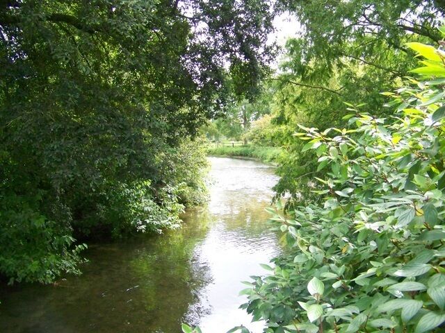 River Wylye, Knook Looking downstream. The Wylye is generally regarded as the most notable of the Avon tributaries. It rises five miles south of Warminster and flows north to the town; this uppermost reach is sometimes referred to as The Deverill Brook. Turning westward, it flows for another sixteen miles to join the Nadder just below Wilton, shortly before the latter reaches the Avon at Salisbury a mile or so further on.
