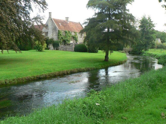 Knook: the manor from across the Wylye The river Wylye flows past Knook Manor on its way to the Avon in Salisbury.