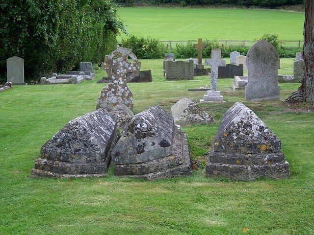 Churchyard, St Mary's Church, Codford St Mary There are many ancient graves in the churchyard.
