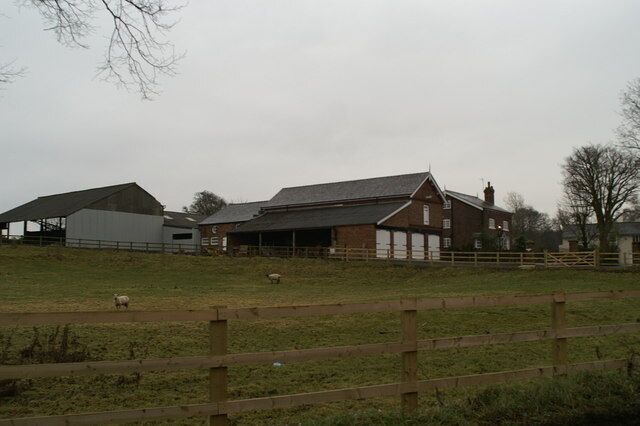 Bluecoat Farm on Warrington Road, Hatton