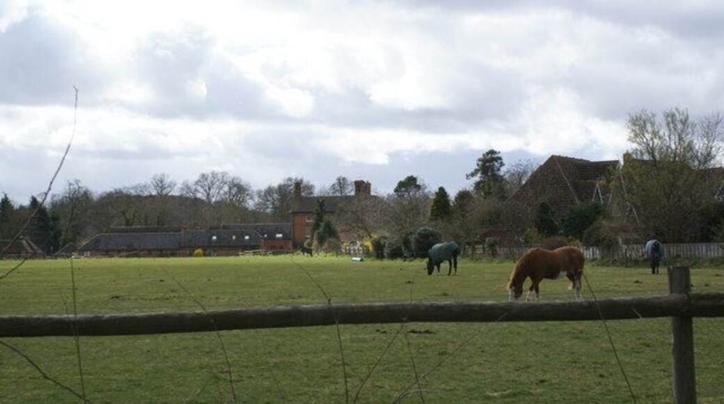 Village field A field that stretches across the village of Sherbourne in Warwickshire. One can only imaging what development pressures this has resisted over the years.