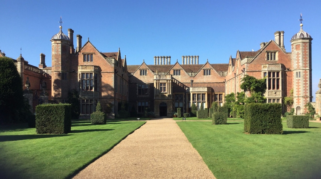 Beautiful manor house, Charlecote Manor near Wellsbourne, England.