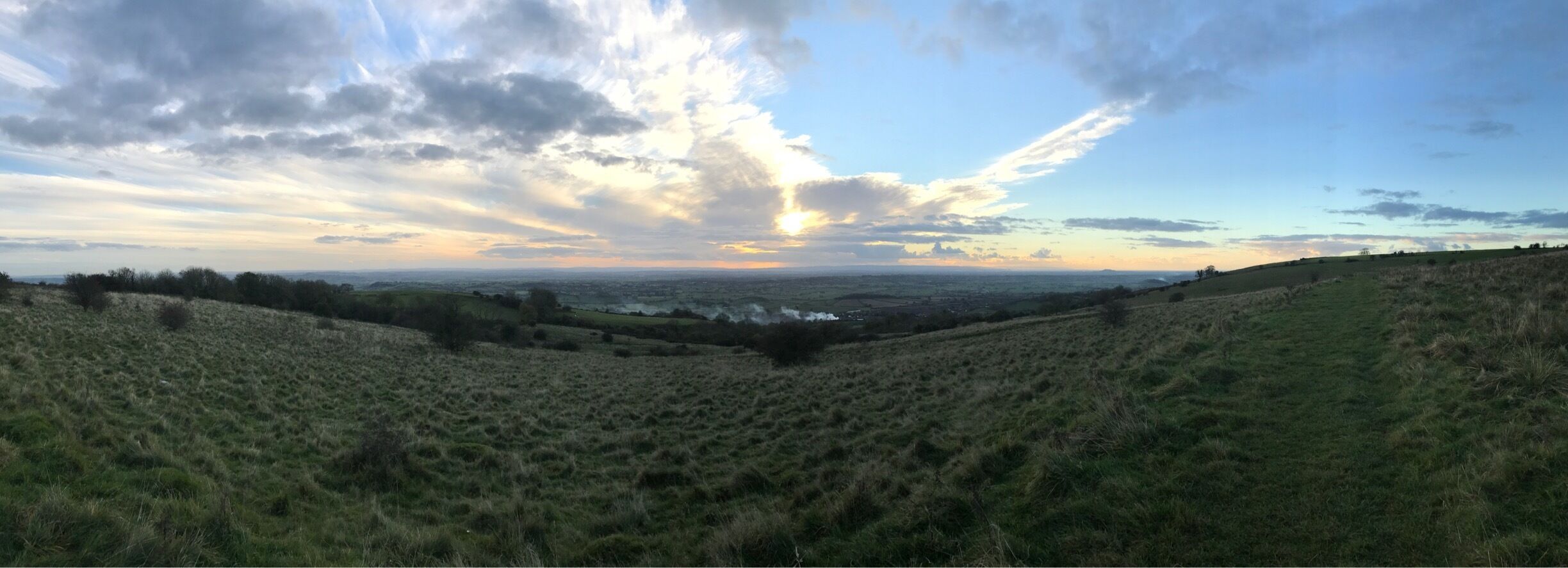 Awesome spot to watch the sun set! Just watch out for the sheep poo!