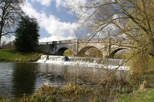 Palladian bridge at Brocket Hall
