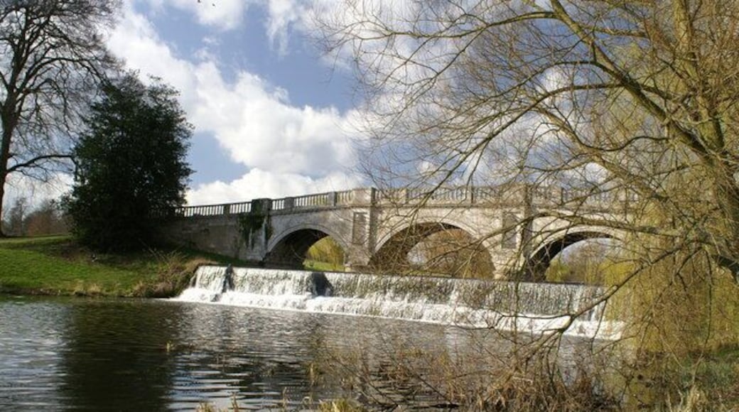 Palladian bridge at Brocket Hall