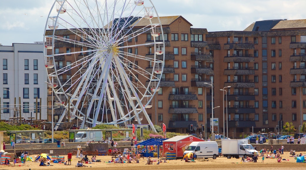 Weston-super-Mare og byder på en festival, en kystby og en sandstrand