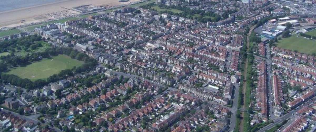 Weston-Super-Mare From a helicopter trip over the town