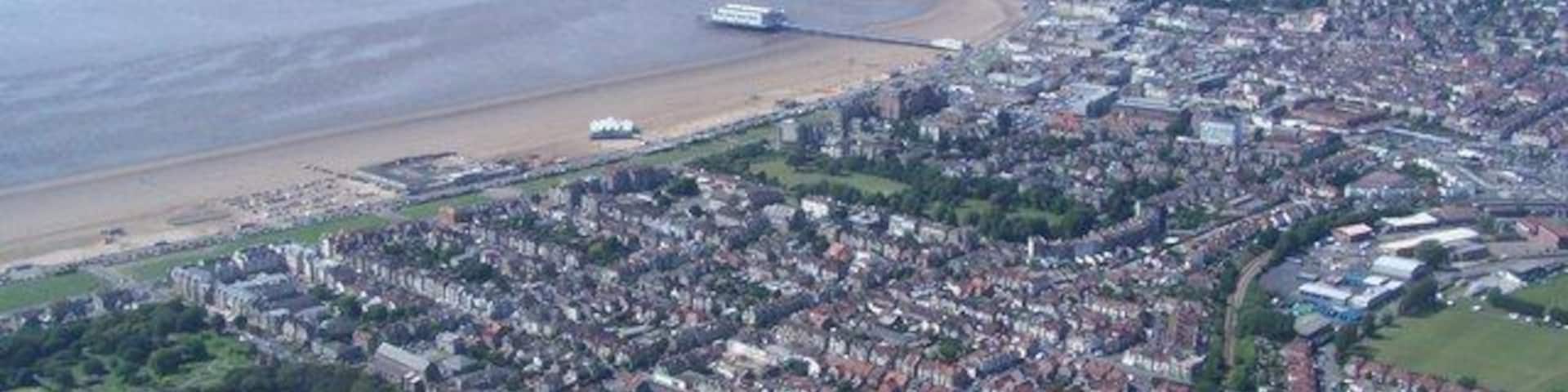 Weston-Super-Mare From a helicopter trip over the town