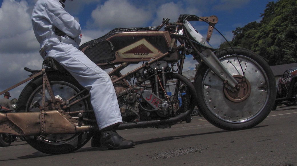 The test hill at brooklands, where vintage machines are put through their paces.
The first motor racing circuit in the world.
#Trovember