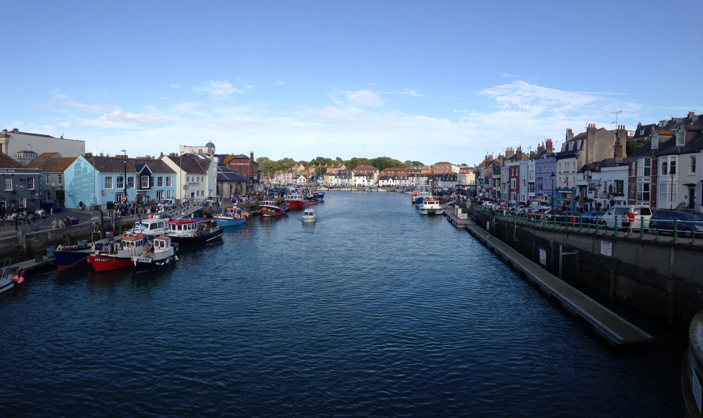View of harbour from the bridge