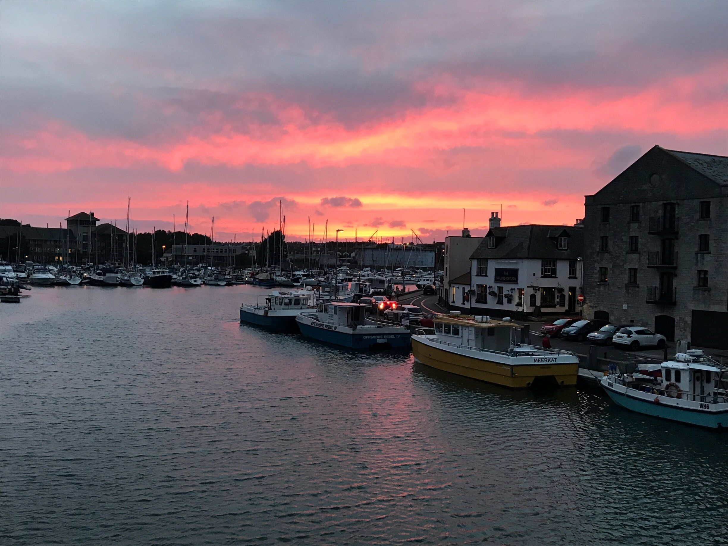 Der Hafen von Weymouth ist traumhaft 