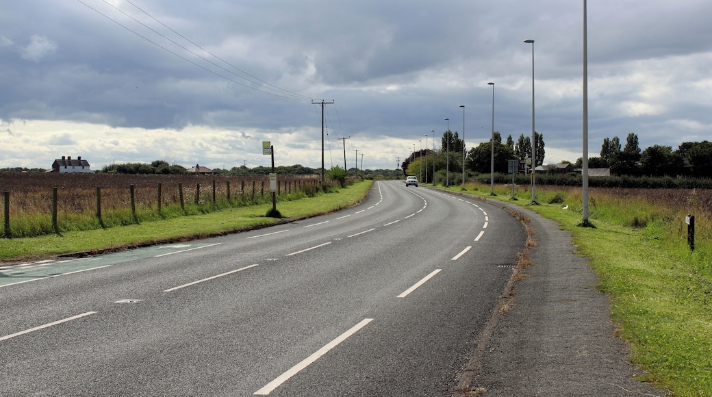 View westwards from the junction