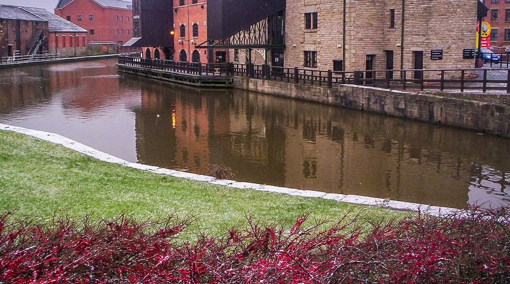Wigan Pier. Inside are actors and artefacts teaching visitors about Lancashire's coal mining past.