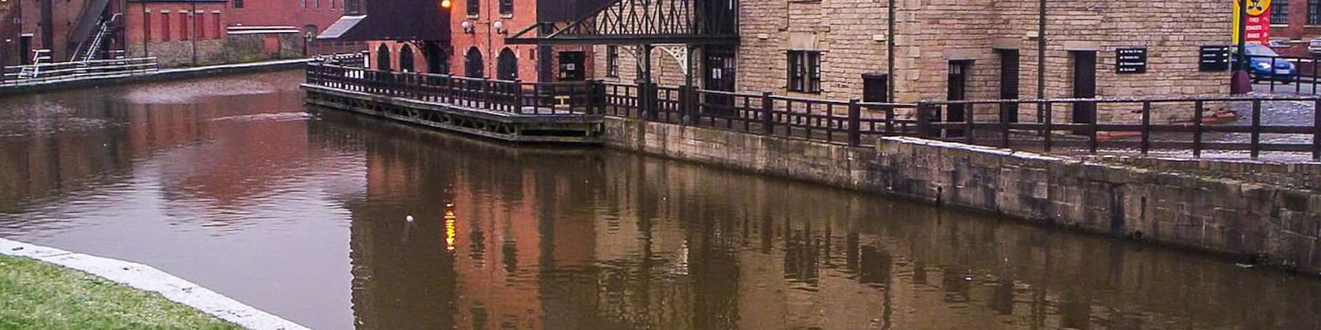 Wigan Pier. Inside are actors and artefacts teaching visitors about Lancashire's coal mining past.