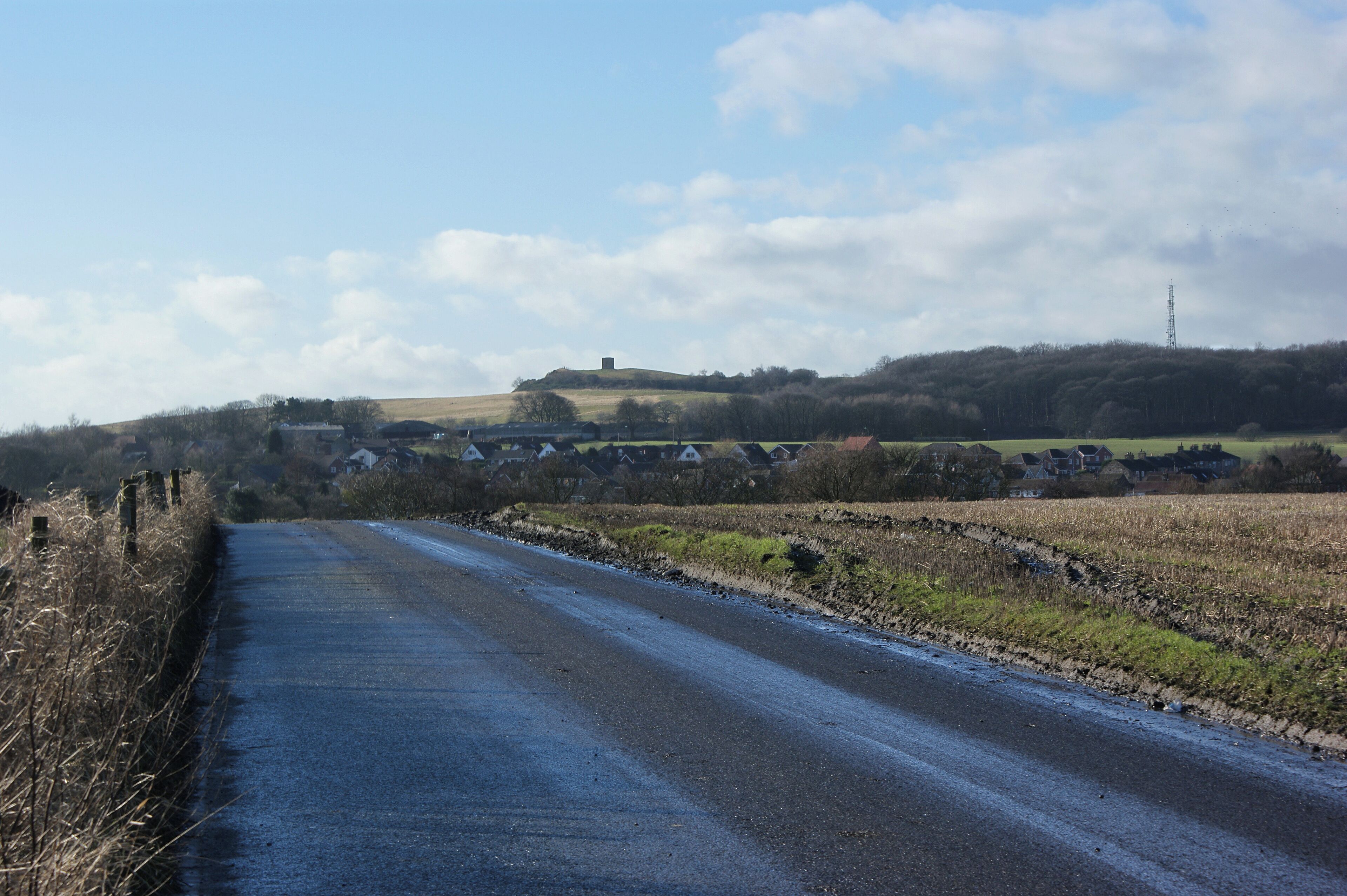 Park Road with Billinge Hill beyond