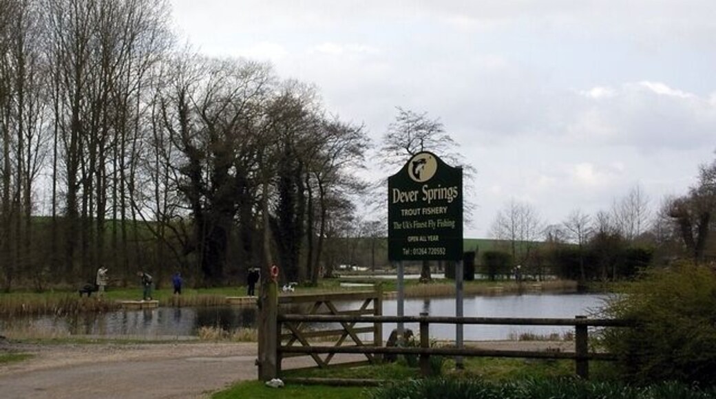Dever Springs Trout Fishery, Barton Stacey The fishery has two spring fed lakes and a half a mile stretch of the River Dever, located north of Barton Stacey.