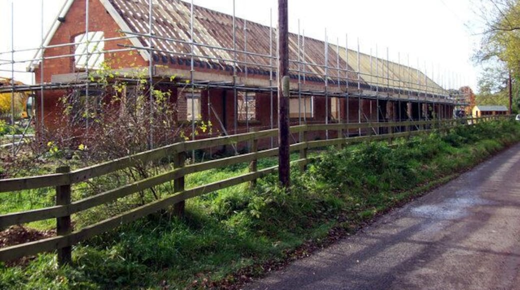 Bransbury - Building Work. This building is rising from its derelict state as seen in here 155802 647106