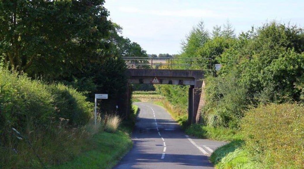 The railway bridge by Combe Station
