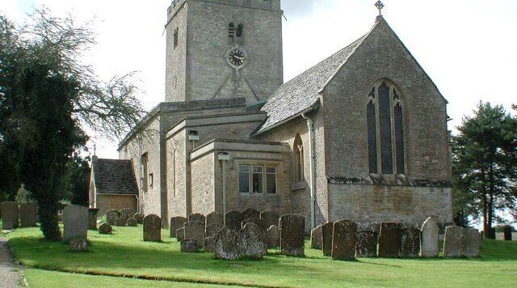 Church of England parish church of St Mary, North Leigh, Oxfordshire: view from the southeast