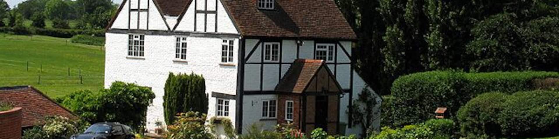 Carters Hill. This house is set off the byway on Carters Hill.