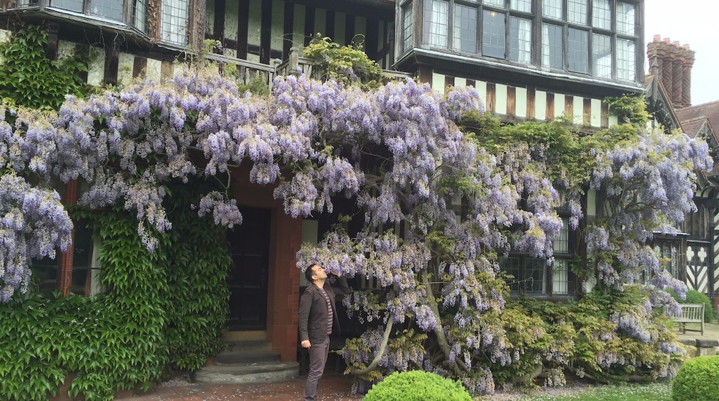Wightwick Manor is a Victorian manor house located on Wightwick Bank, Wolverhampton,, England. It is one of only a few surviving examples of a house built and furnished under the influence of the Arts and Crafts movement.