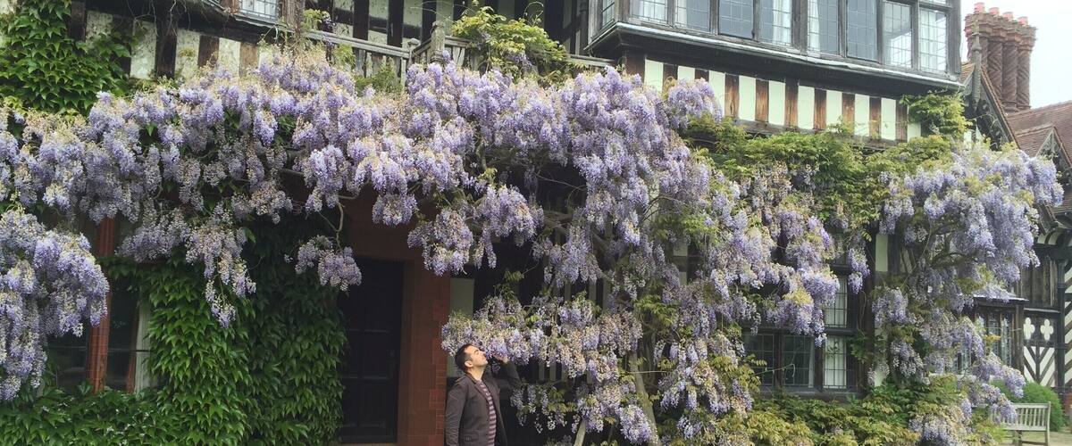 Wightwick Manor is a Victorian manor house located on Wightwick Bank, Wolverhampton,, England. It is one of only a few surviving examples of a house built and furnished under the influence of the Arts and Crafts movement.