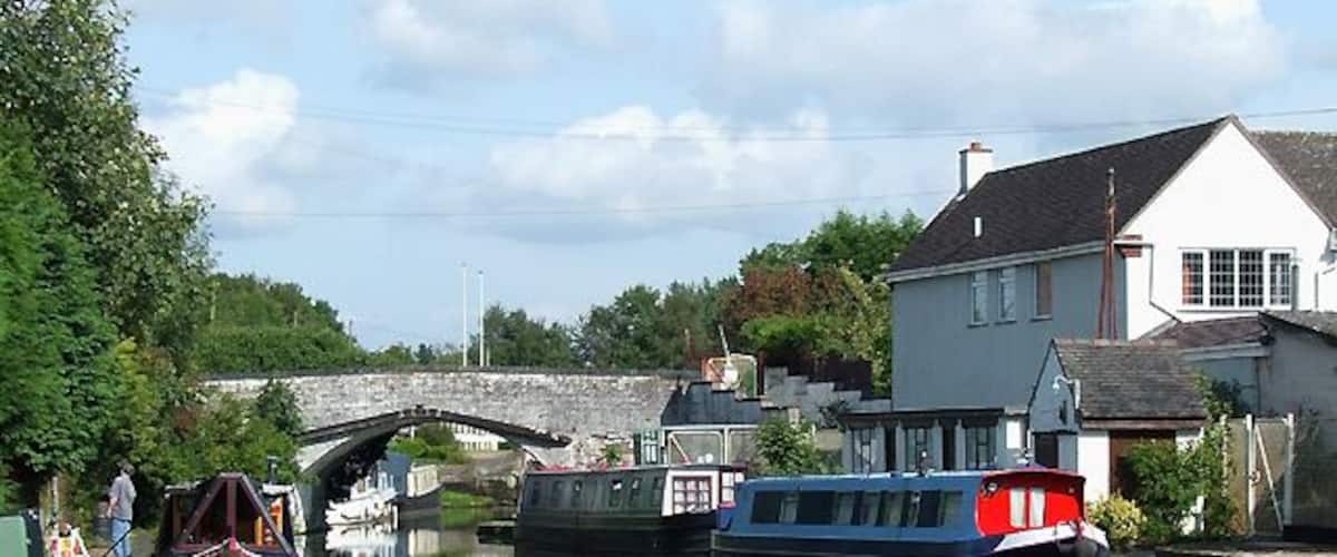 Hatherton Branch Canal at Hatherton Junction, Staffordshire This branch of the Staffs and Worcs Canal used to connect with the Birmingham Canal Navigations at Churchbridge Locks, where access to the Cannock extension allowed passage to the Wyrley and Essington Canal (to Walsall and then on to Birmingham) and eastwards via Ogley Junction to the Lichfield Canal and Huddlesford Junction on the Coventry Canal .... and so on. Painstaking restoration work is being pioneered by the Lichfield and Hatherton Canals Restoration Trust. Do please consider becoming a member; it's a tenner a year. See http://www.lhcrt.org.uk/index.htm