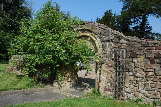 St Michael's church, Abberley The south door into nave of old Abberley church.