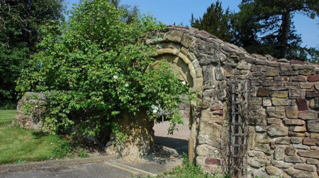 St Michael's church, Abberley The south door into nave of old Abberley church.