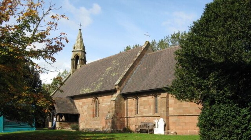 St Michael's parish church, Little Witley, Worcestershire, seen from the southeast