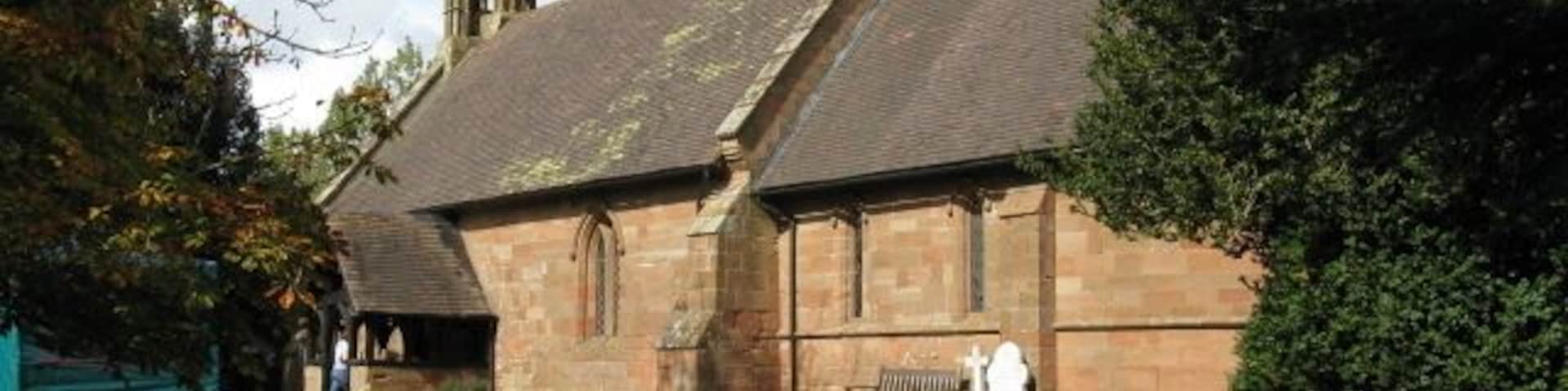 St Michael's parish church, Little Witley, Worcestershire, seen from the southeast