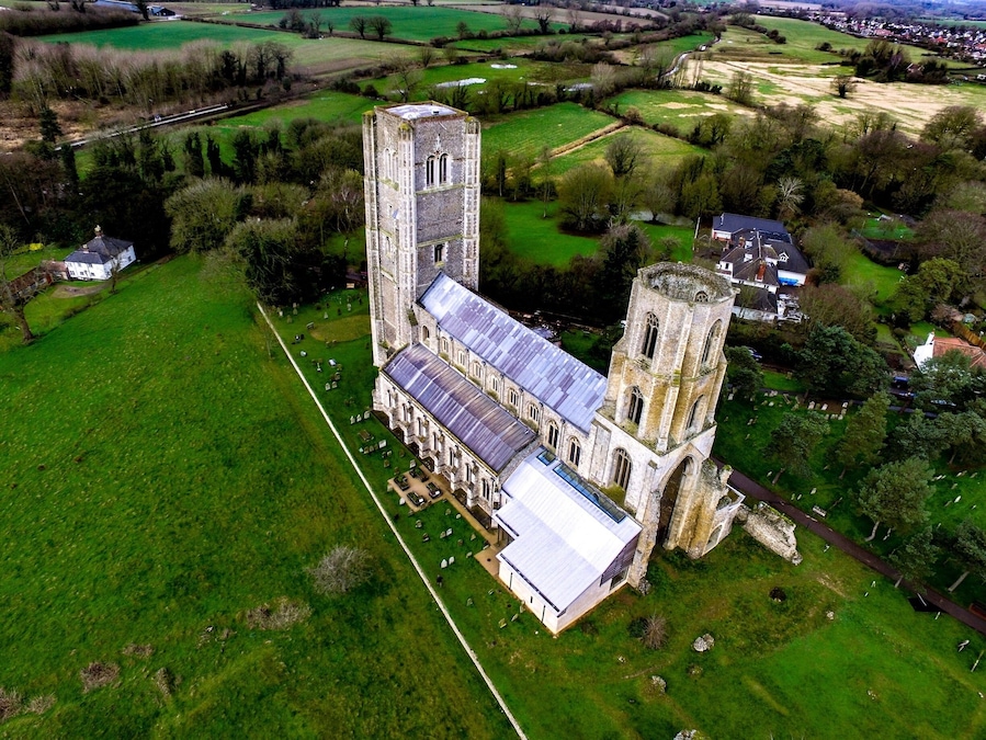 In Wymondham U.K. The old Abbey 
#Green