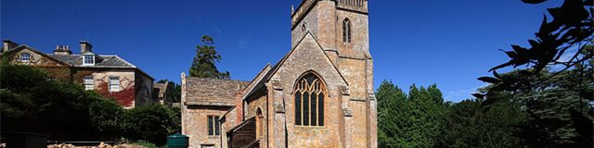 St Michael's Church & Coker Court - East Coker Adjacent to the church is Coker Court, a Grade I Listed building dating from the C15, although what can be seen is a result of major work during the C18, and c.1900.