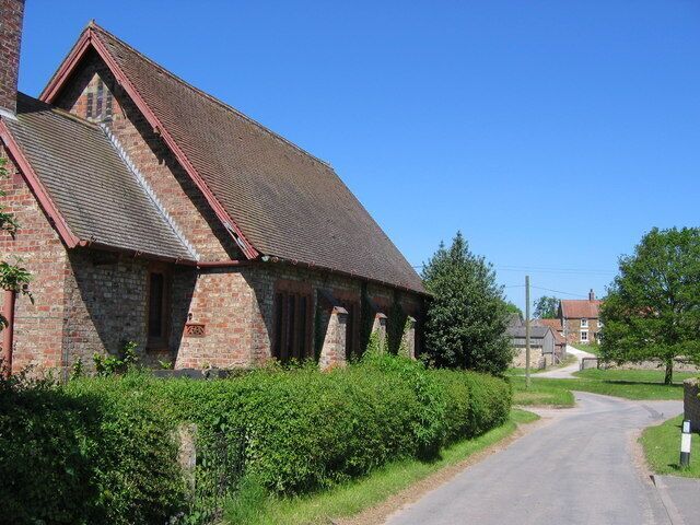 Methodist Church, Barton-le-Willows. The Methodist Church is in the SW corner of the village. this view looking NW.