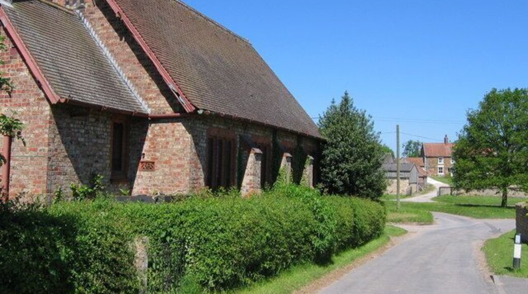 Methodist Church, Barton-le-Willows. The Methodist Church is in the SW corner of the village. this view looking NW.