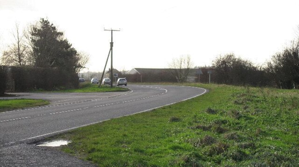 The A614, Shiptonthorpe, East Riding of Yorkshire, England. Towards Howden, a little south of the Shiptonthorpe roundabout.