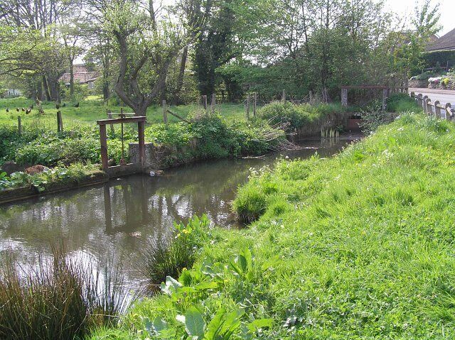 The Weir and Mill race at Keldholme. This seems almost in working order although the mill itself is converted into holiday accommodation.