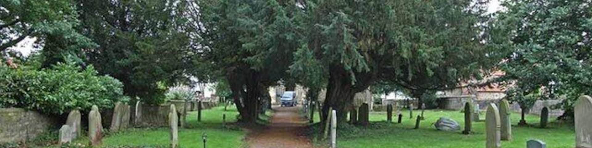 St Mary, Roecliffe, North Yorkshire - Path to church