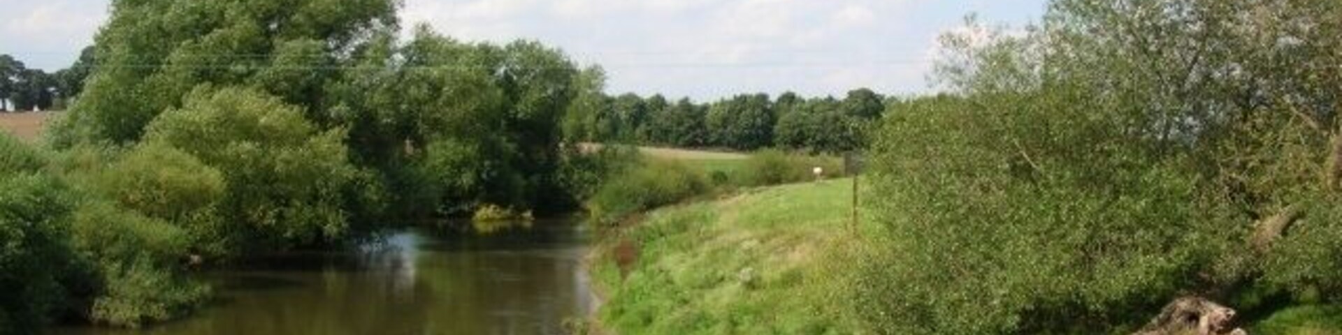 River Swale Looking upstream on the Swale from Brafferton bridge.