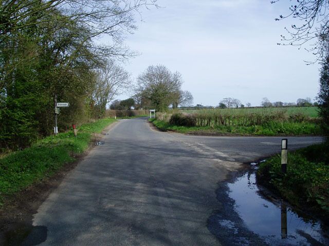 Road Junction near Bilbrough.