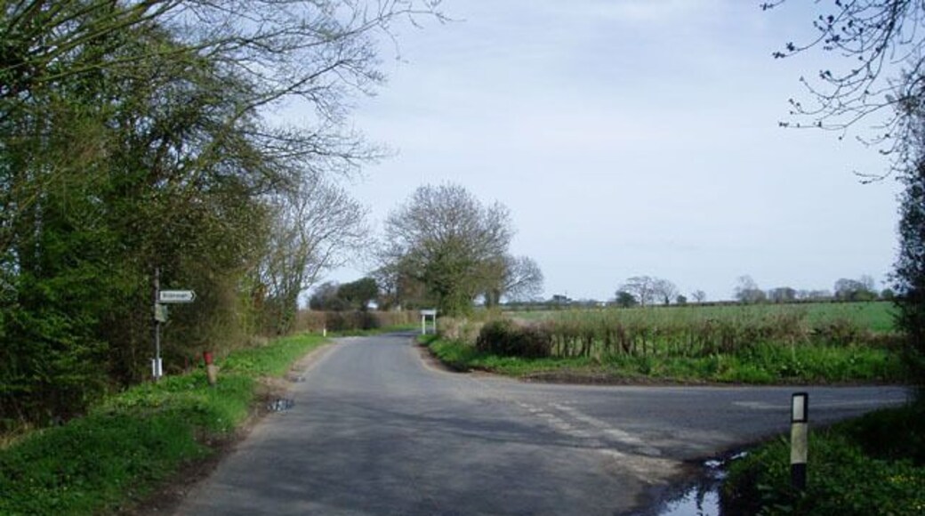 Road Junction near Bilbrough.