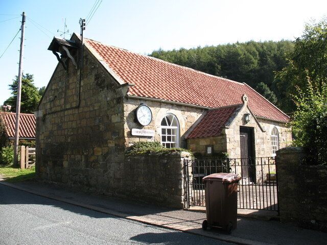 Church of St Thomas, Wass Tiny aisleless CE church in this small village. The building is of local sandstone and looks 19th century.