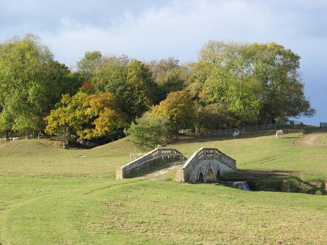 The bridge in Hovingham Park