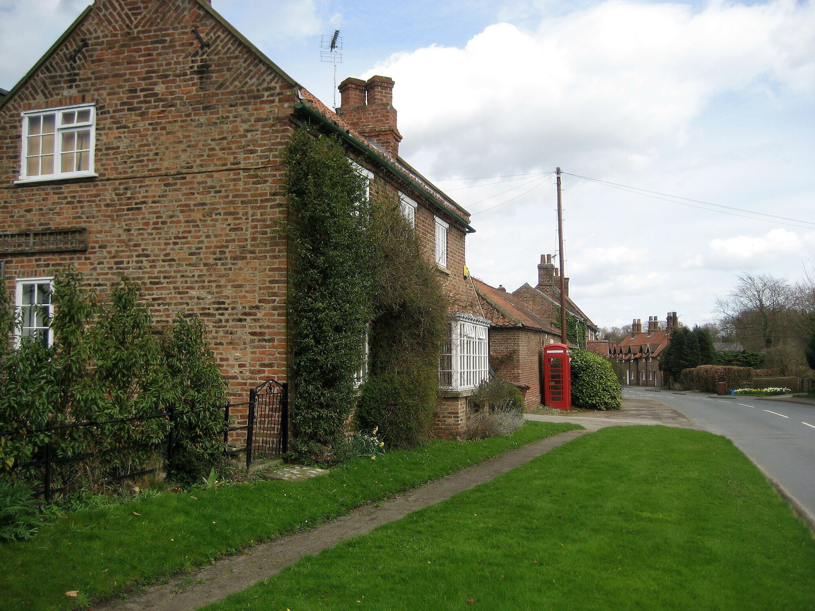Sand Hutton Centre of this little village near York.