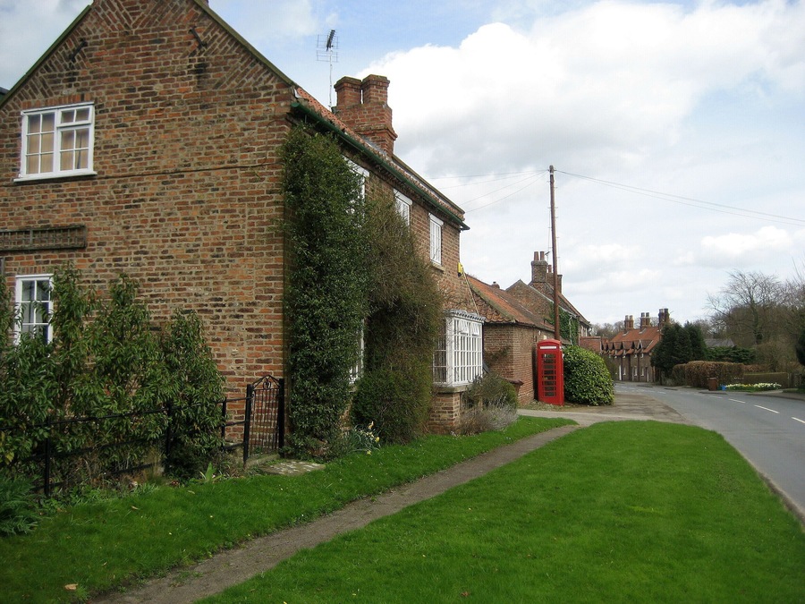 Sand Hutton Centre of this little village near York.