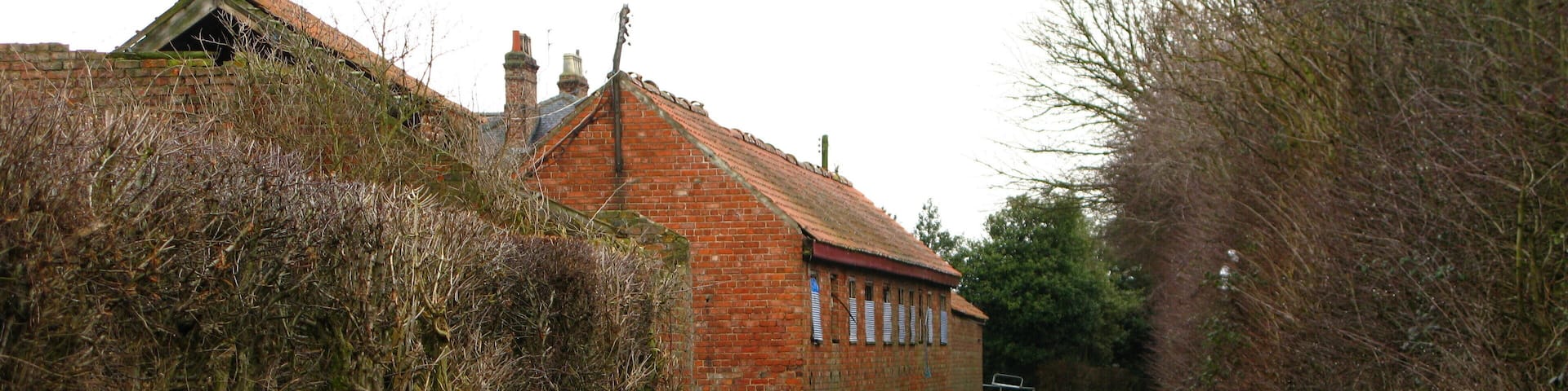 Bad Bargain Lane, Osbaldwick. Approaching Apple Tree Farm.