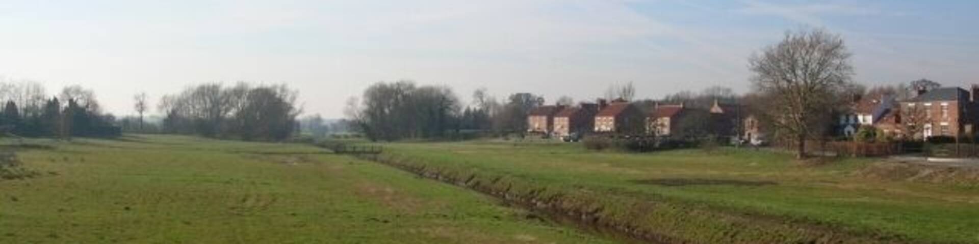 Stillingfleet beck Taken from the bridge over the beck in Stillingfleet.